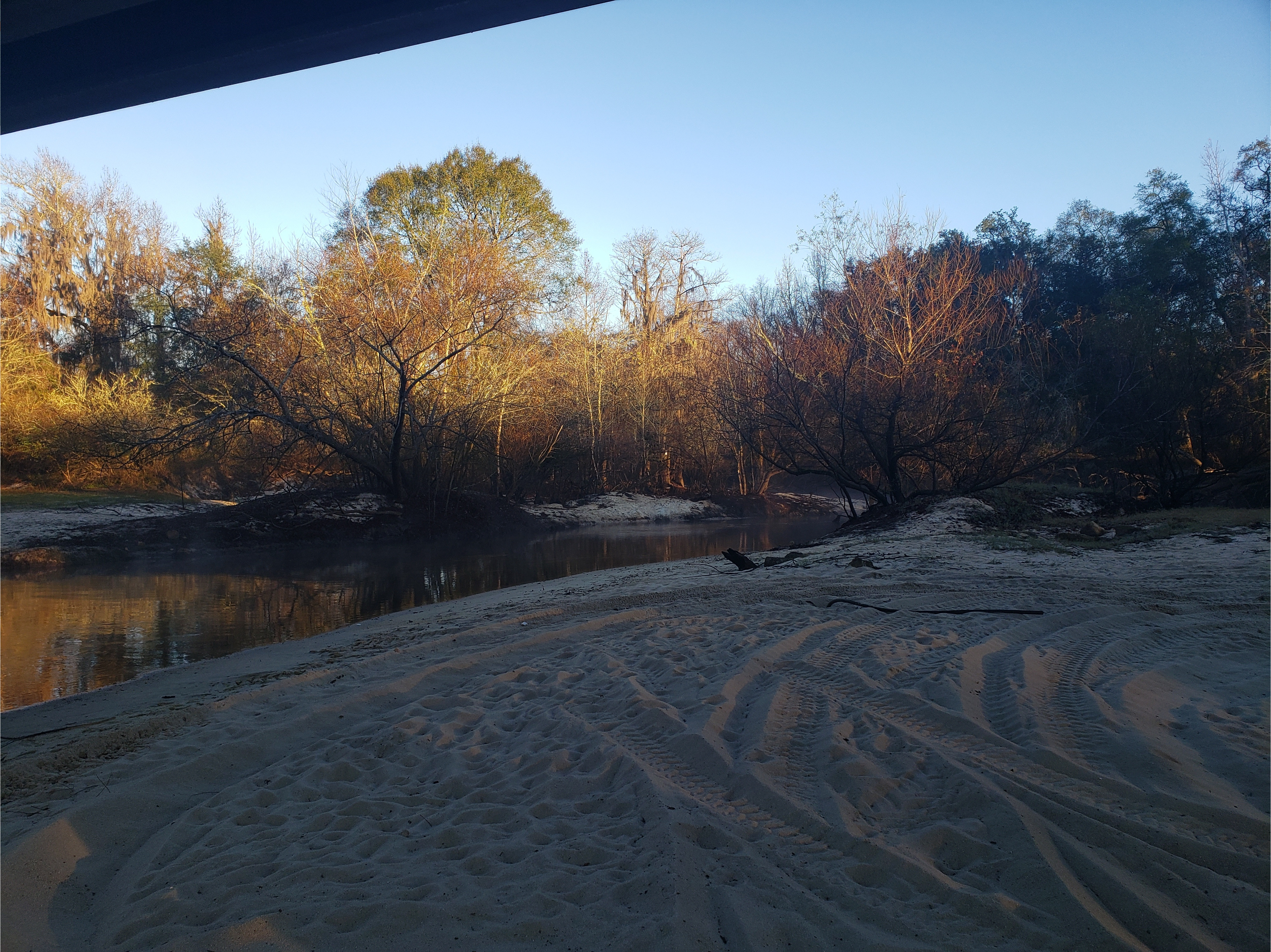 Folsom Bridge Landing upstream, Little River @ GA 122 2022-12-16