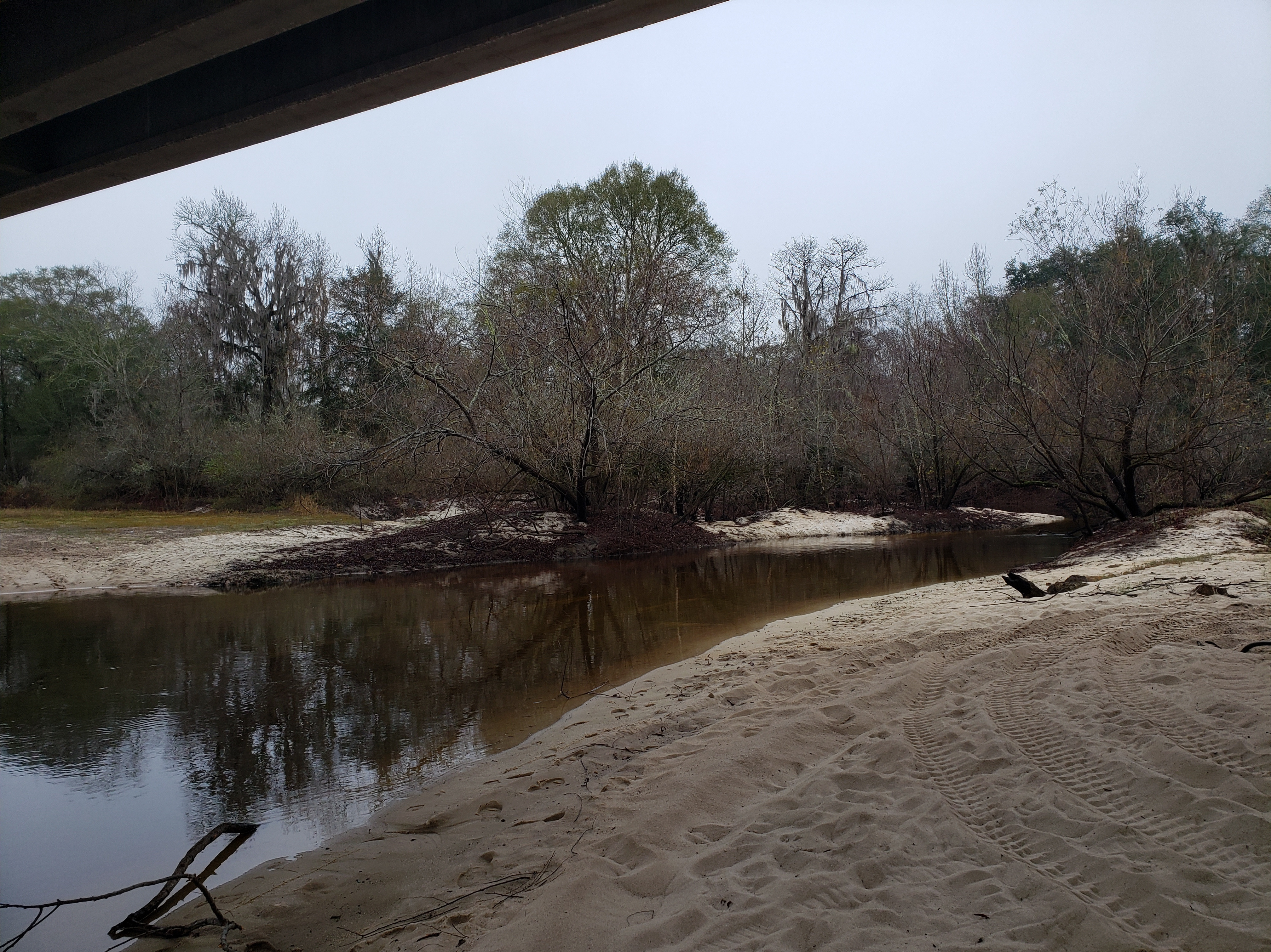 Folsom Bridge Landing upstream, Little River @ GA 122 2022-12-22