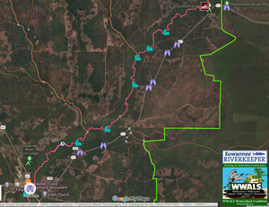 [Map: Griffis Fish Camp to Fargo Ramp in WWALS SRWT map]