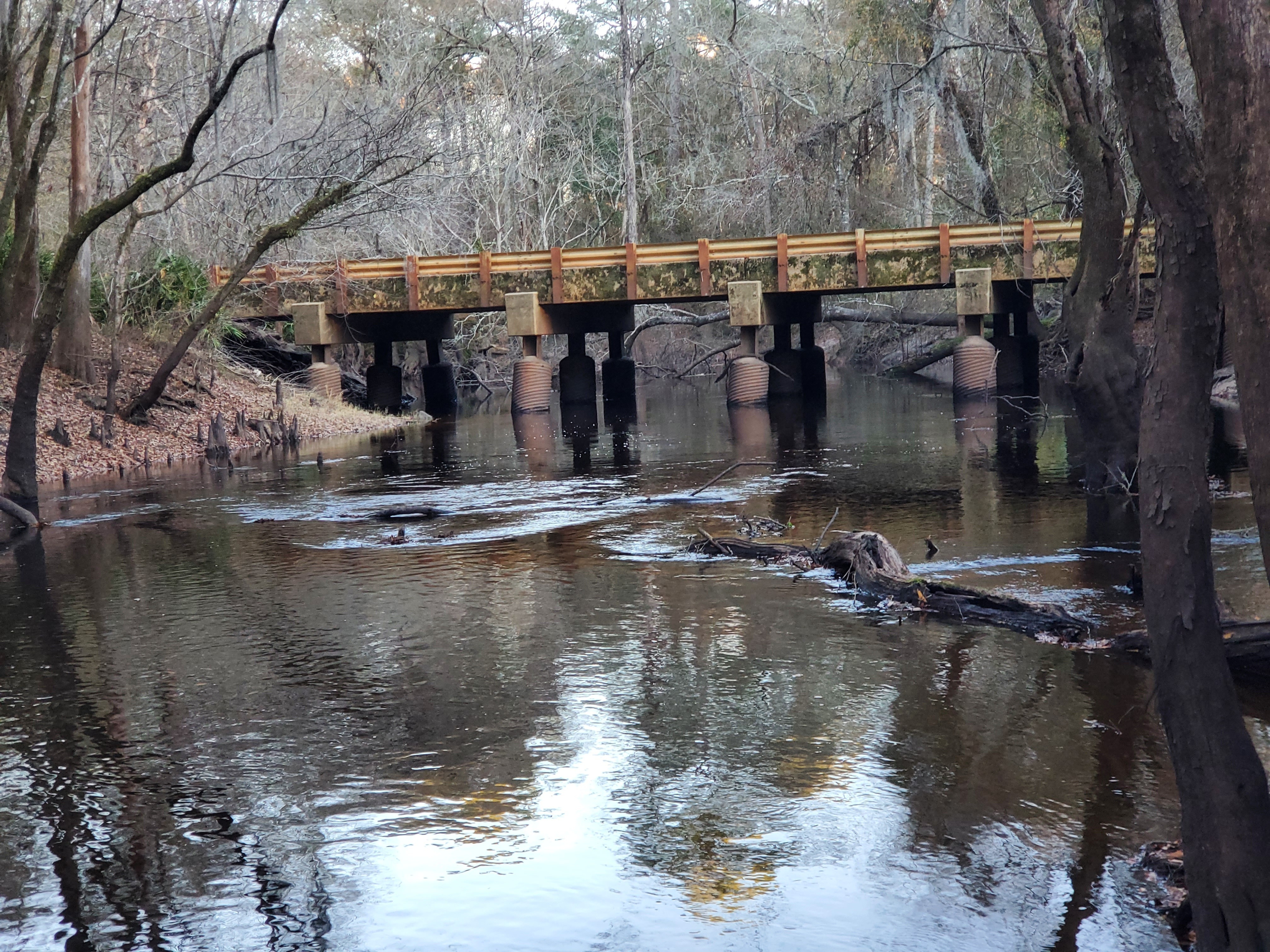 Tyler Bridge, Franklinville, Withlacoochee River, 2023:01:06 17:13:48, 30.9815836, -83.2679495