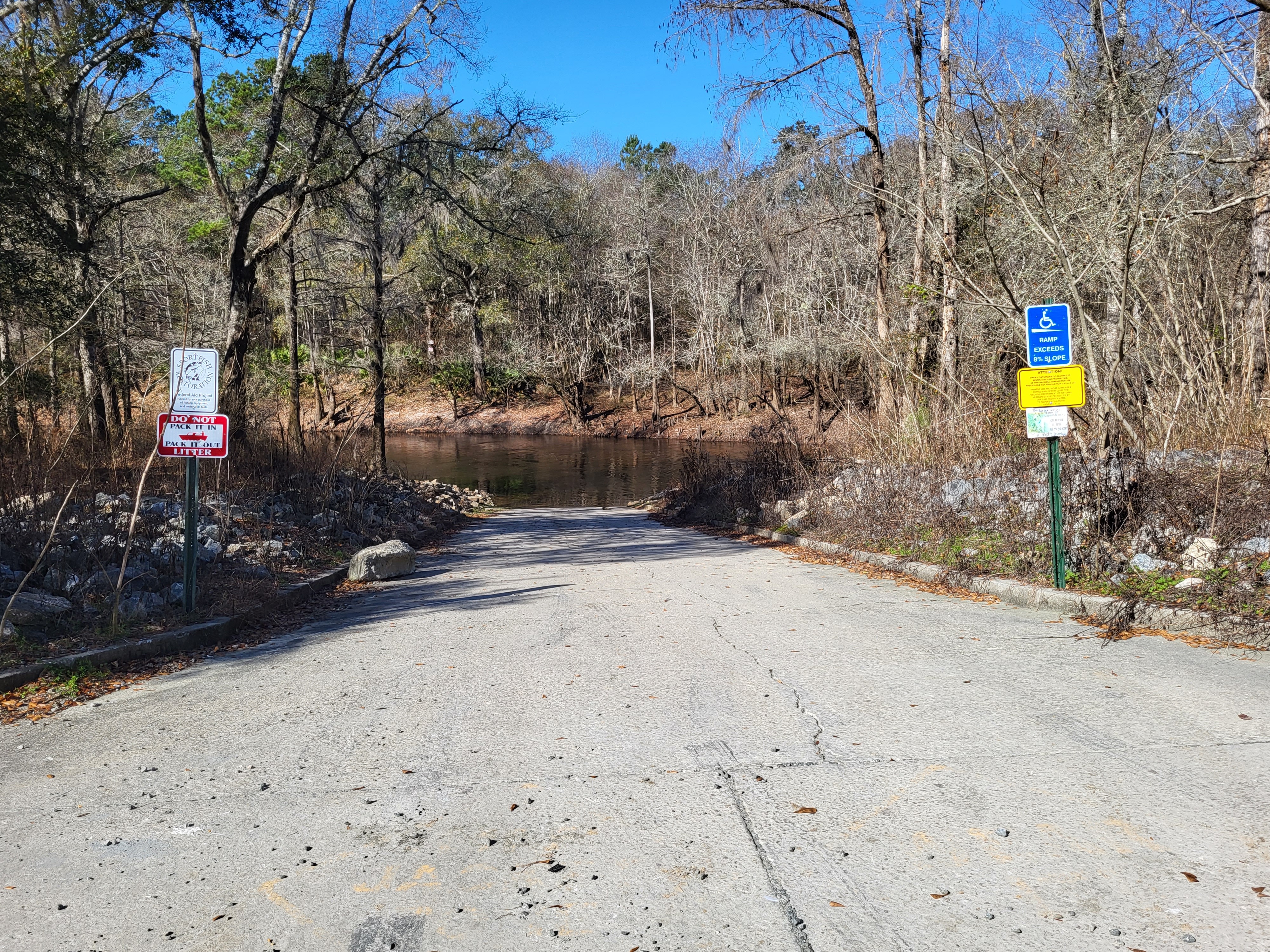 Troupville Boat Ramp, Little River @ GA 133 2023-01-12