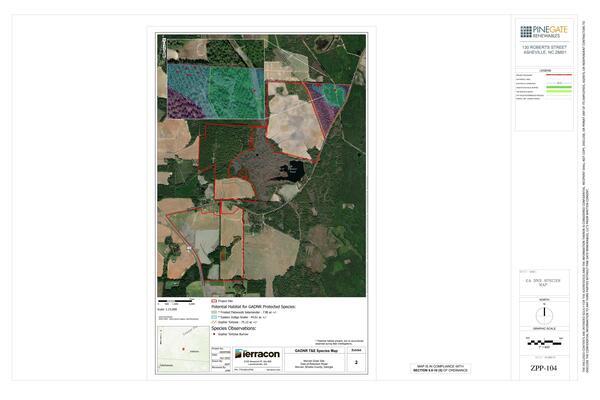 GA DNR Species Map: Gopher Tortoise, Indigo Snake, Frosted Flatwoods Salamander