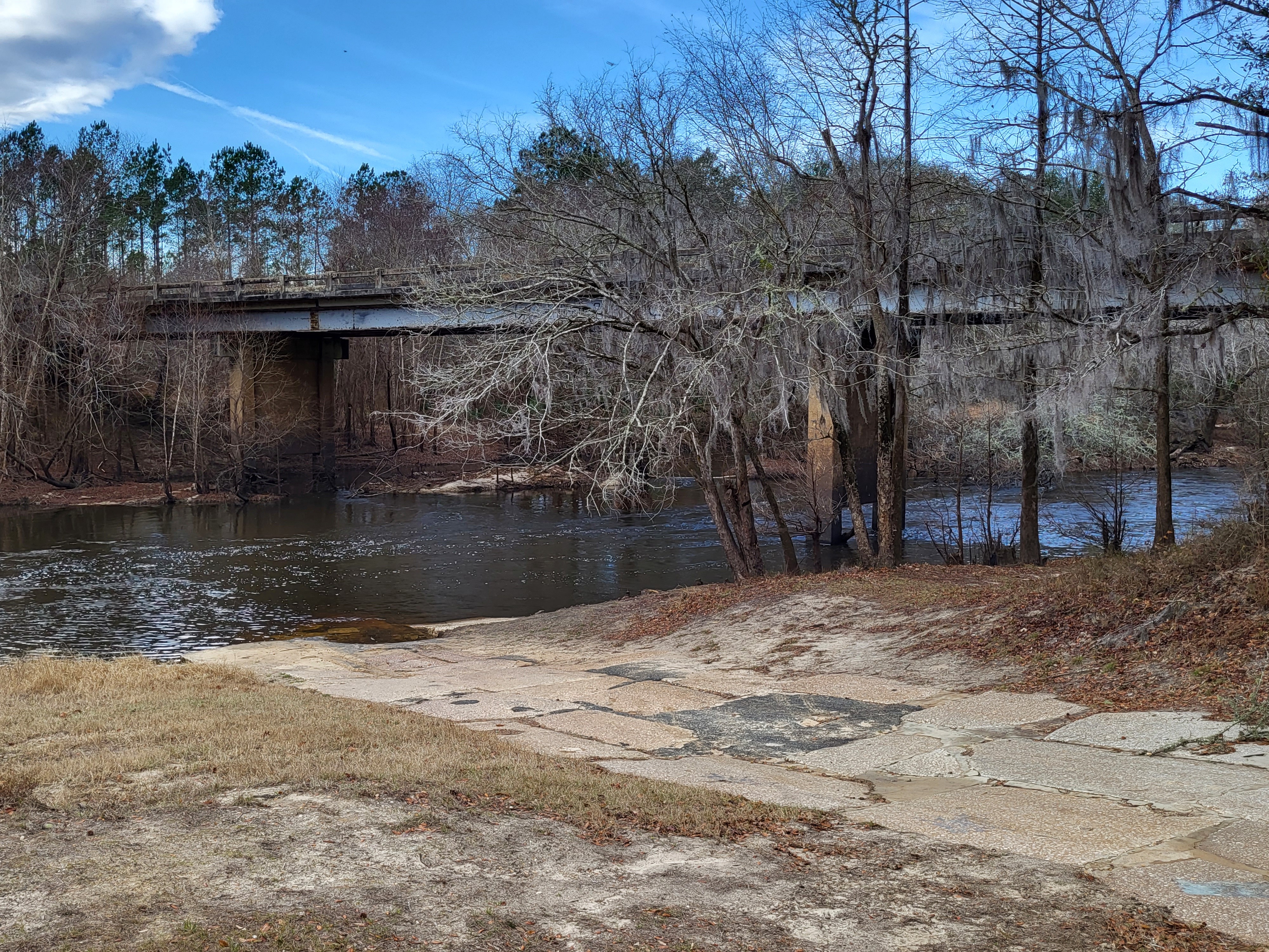 Nankin Boat Ramp, Withlacoochee River @ Clyattville-Nankin Road 2023-01-19