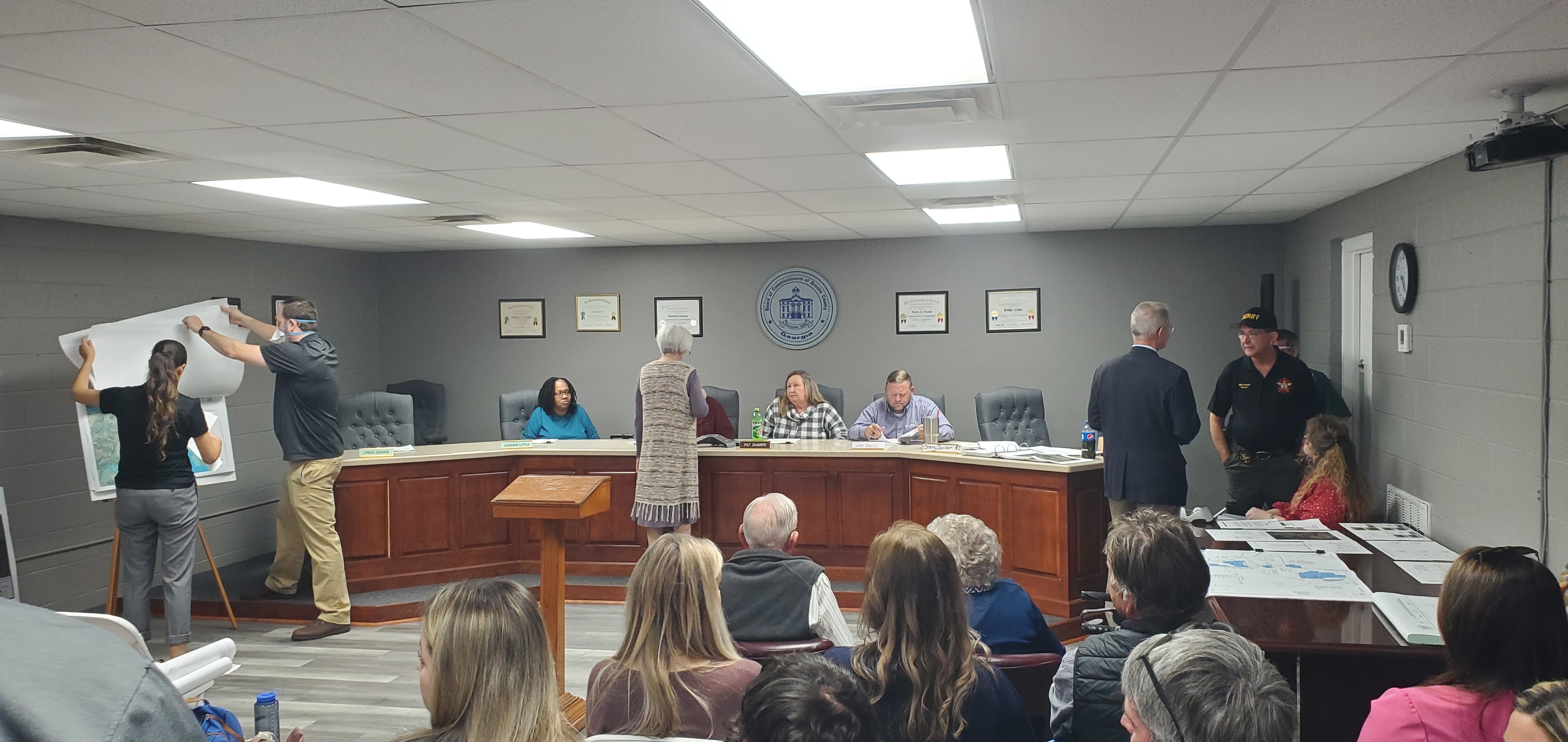 Morven Solar Applicants, Brooks County Planning Commission, Attendees 2023-01-19