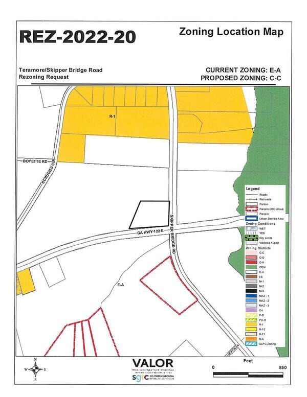 Zoning Location Map