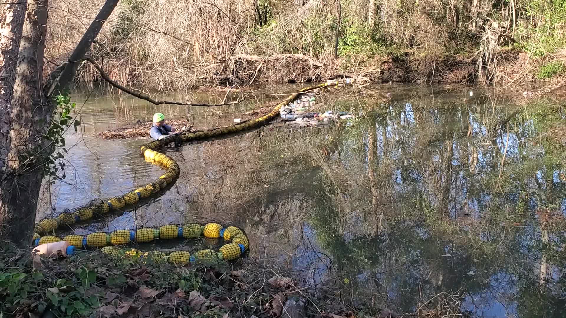 Movie: Russell Allen McBride cleaning out the Sugar Creek WaterGoat (185M)