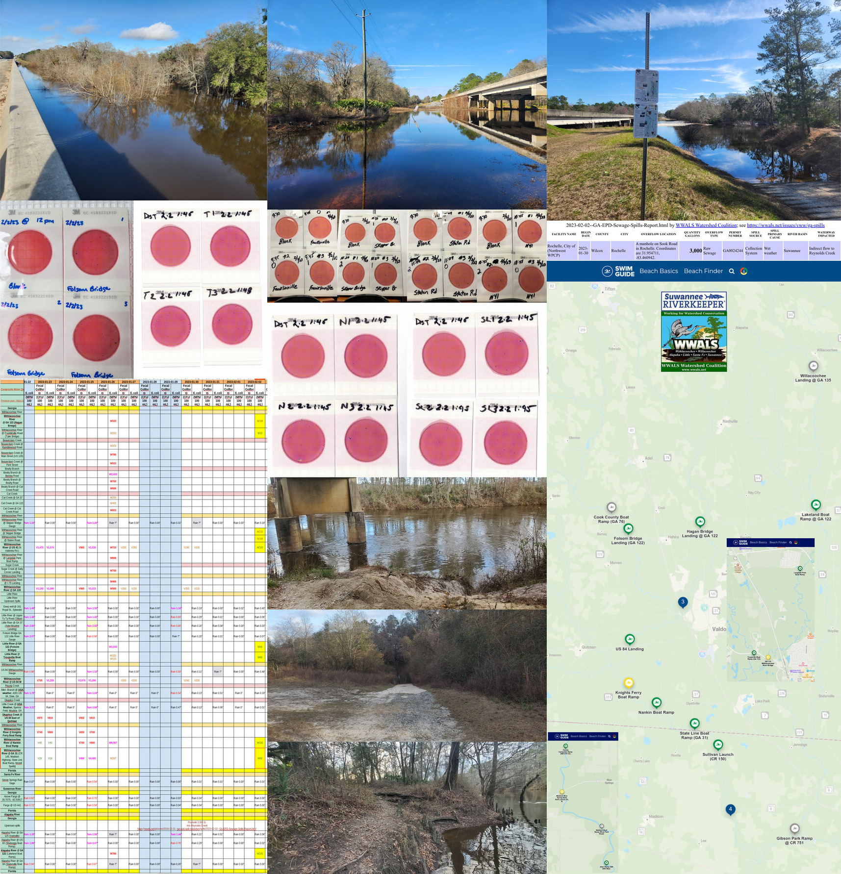 [Chart, Rivers, Swim Guide Map]