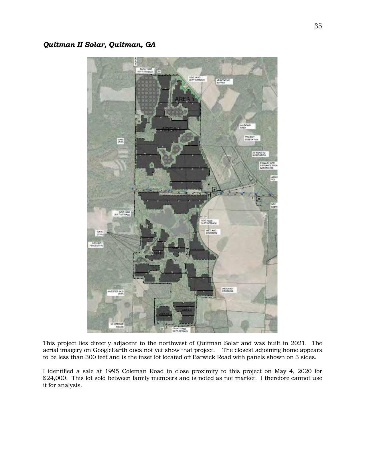 Aerial Map: Quitman II Solar, Quitman, GA