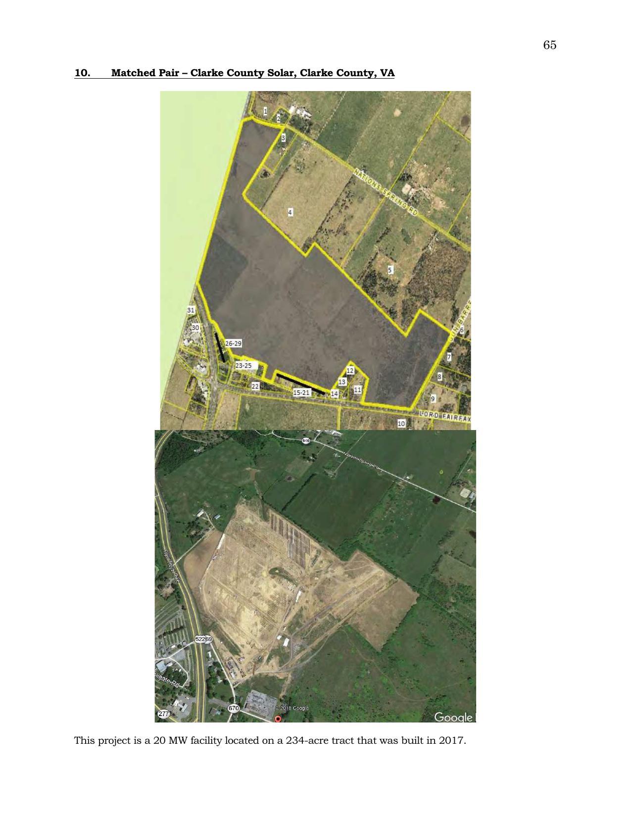 Aerial Map: 10. Matched Pair - Clarke County Solar, Clarke County, VA