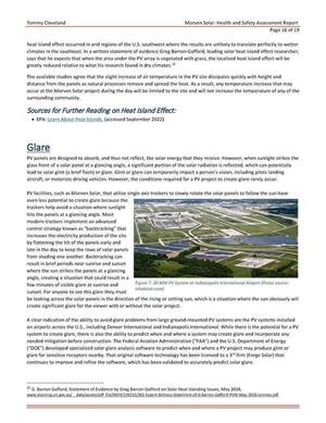 [Glare; Figure 7. 20 MW PV System at Indianapolis International Airport (Photo source:]