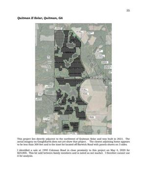 [Aerial Map: Quitman II Solar, Quitman, GA]