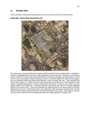 [Aerial Map: Paired Sale - Simon Solar, Social Circle, GA]