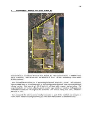 [Aerial Map: 7 Matched Pair - Manatee Solar Farm, Parrish, FL]