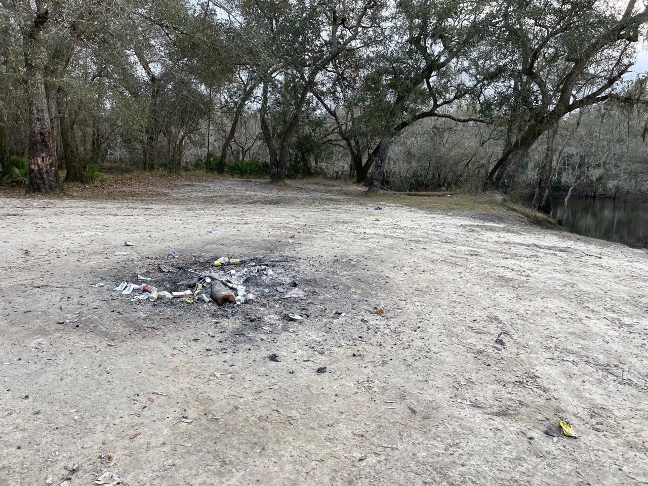 Firepit, Knights Ferry Boat Ramp, 2023-02-09