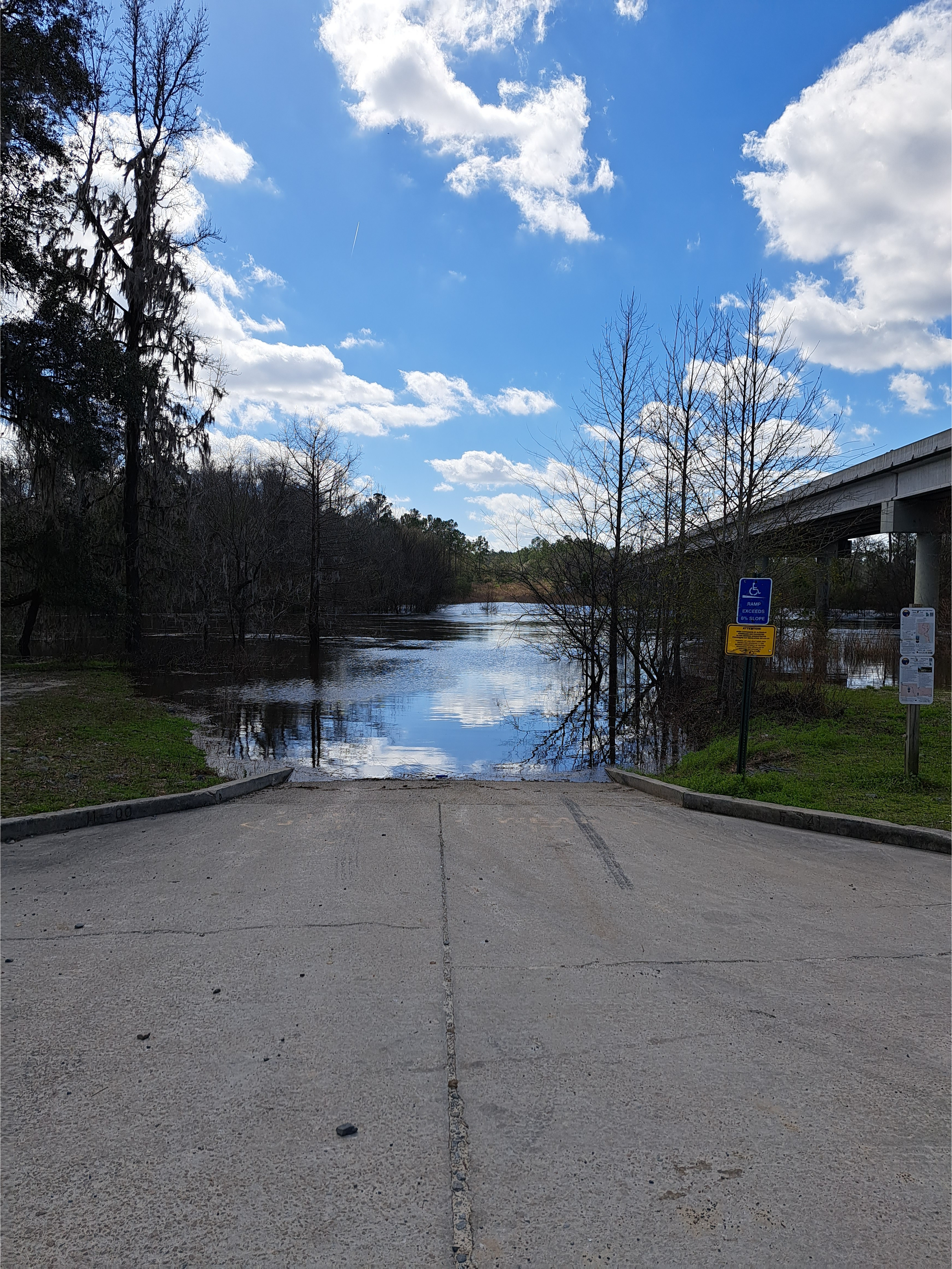 State Line Boat Ramp, Withlacoochee River @ GA 133 2023-02-16