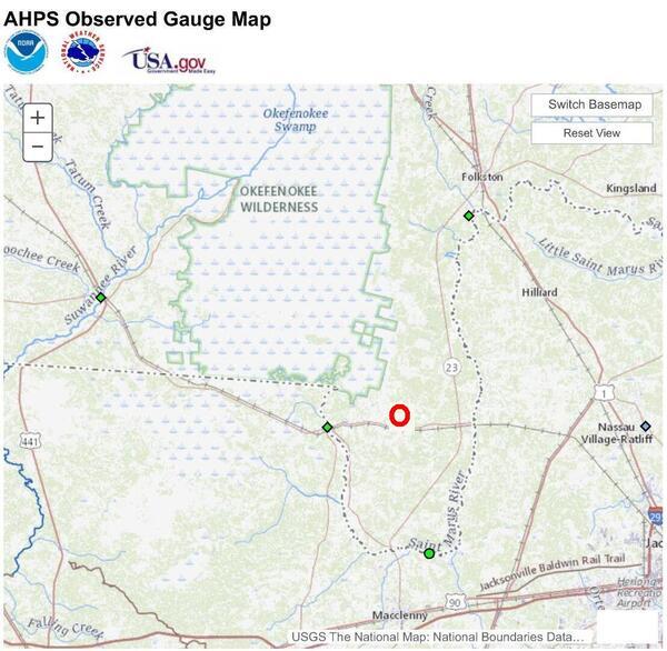 [St. Marys River Gauges --NOASS, USGS]