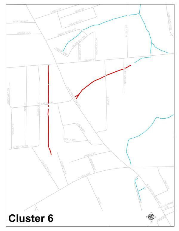 [Cluster 6 and Canal 6a/6b: St. Augustine Road, Sugar Creek]