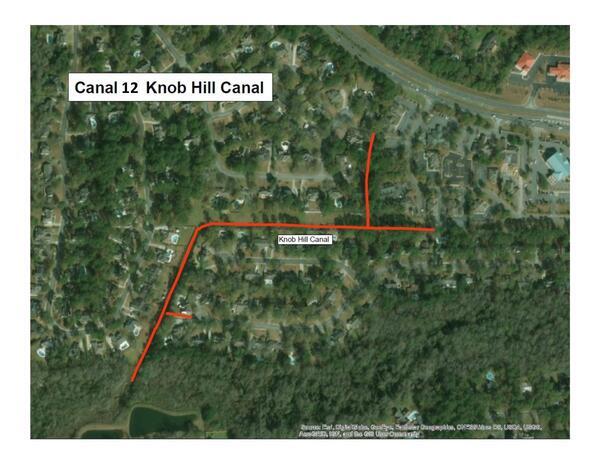 [Canal 12: Knob Hill Canal into Three Mile Branch, 109 Knob Hill Dr.]