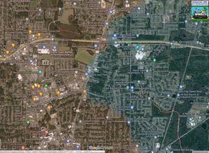 [Cluster 3 in WWALS Suwannee River Basin Map]