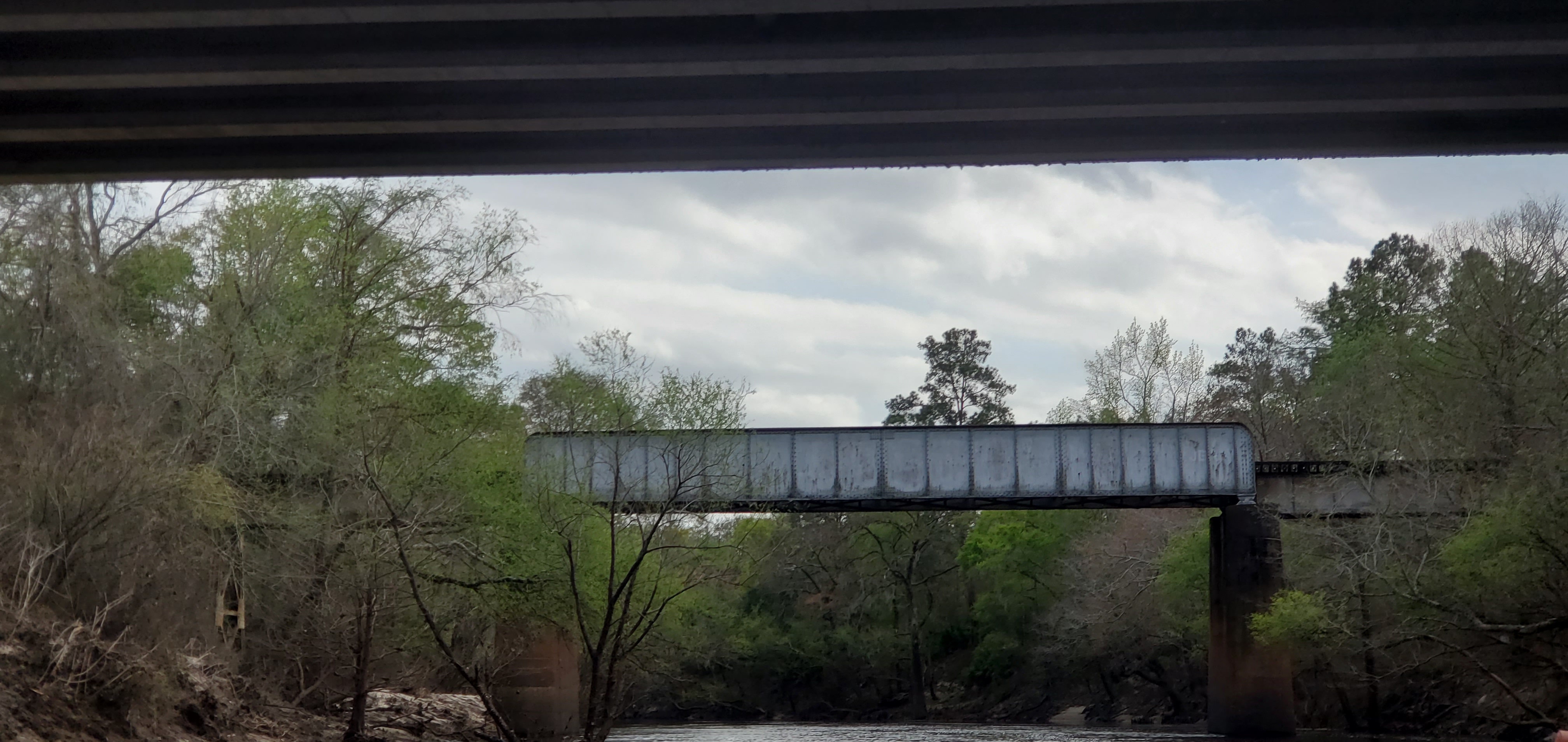 US 84 Bridge and CSX RR Bridge, 14:36:23, 30.7936501, -83.4535022