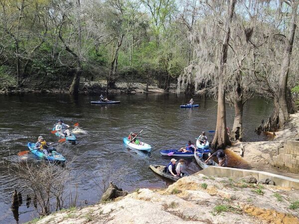 [Debarking at Paul Deloach Private Boat Ramp --Scott James]