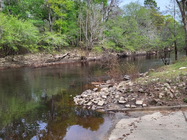 Troupville Boat Ramp Water Level, Little River @ GA 133 2023-03-09