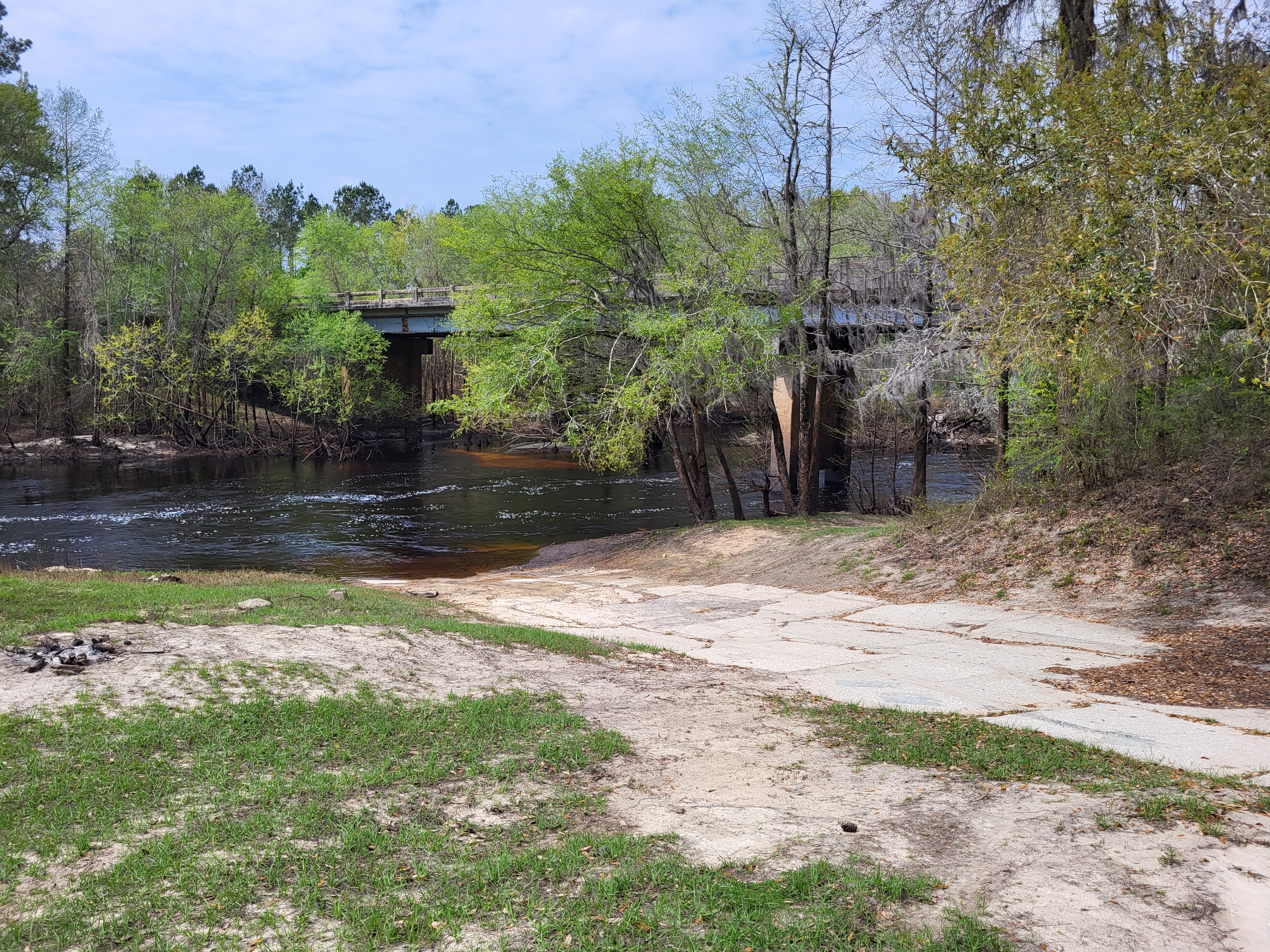 Nankin Boat Ramp, Withlacoochee River @ Clyattville-Nankin Road 2023-03-09