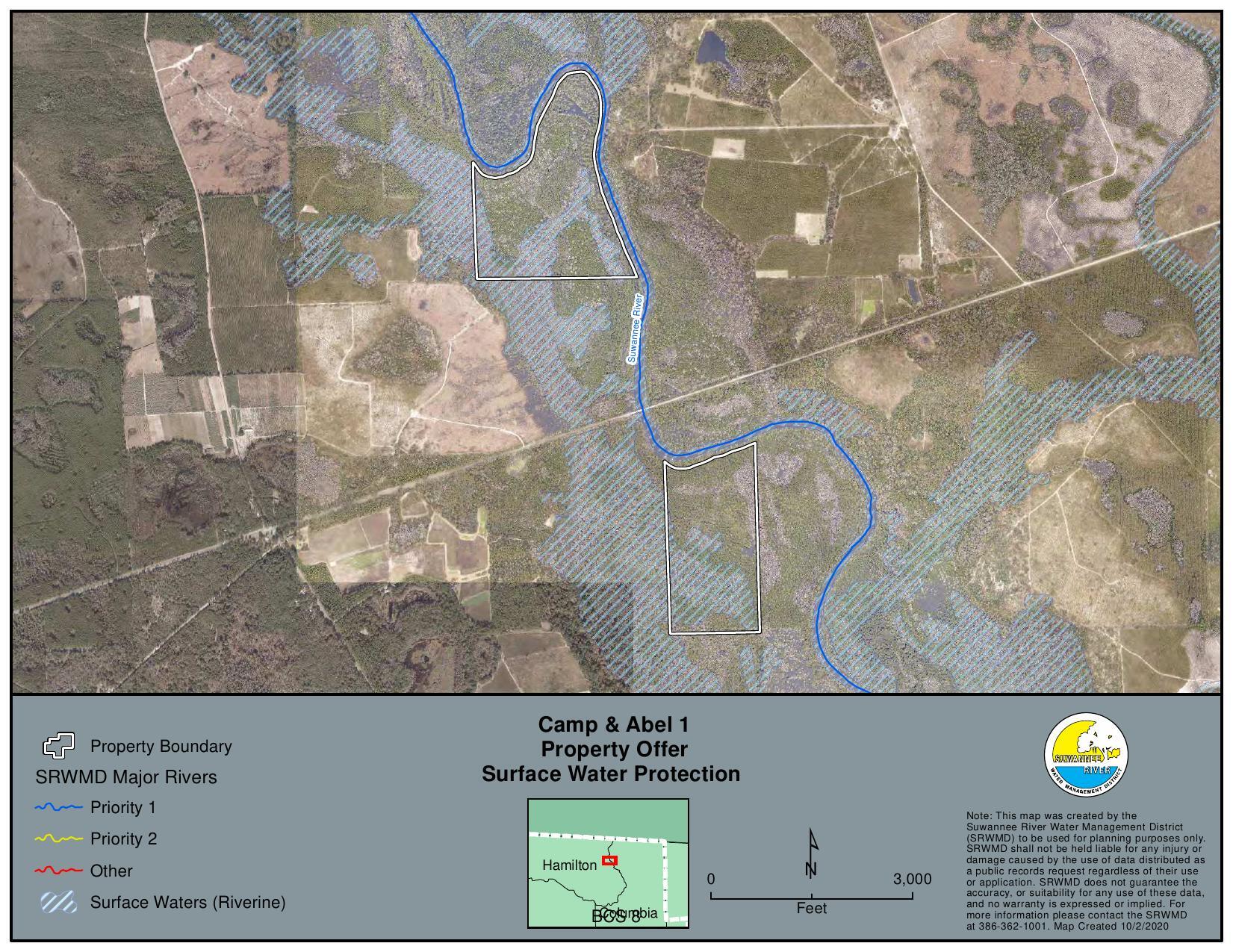 Surface Water Protection Map