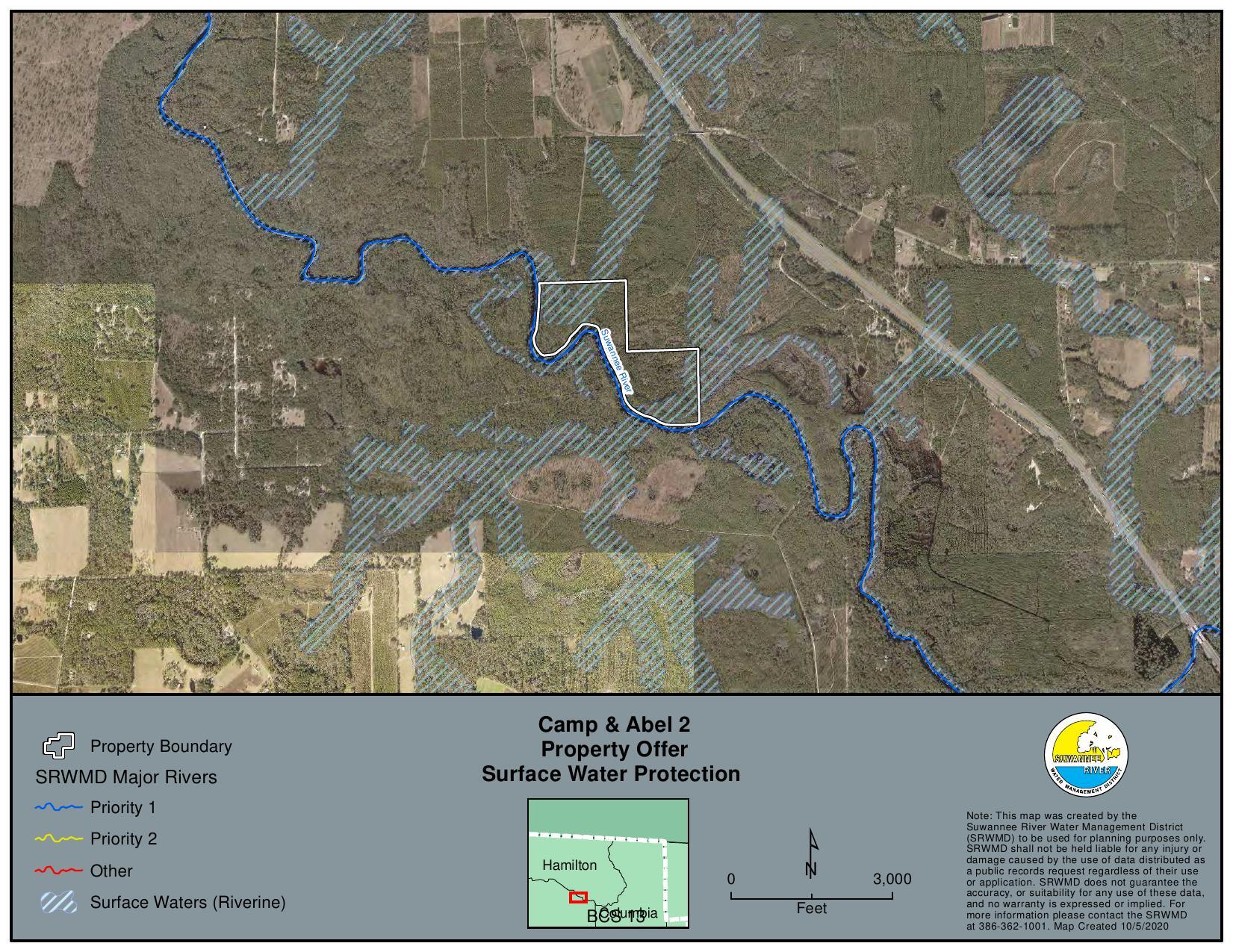 Surface Water Protection Map