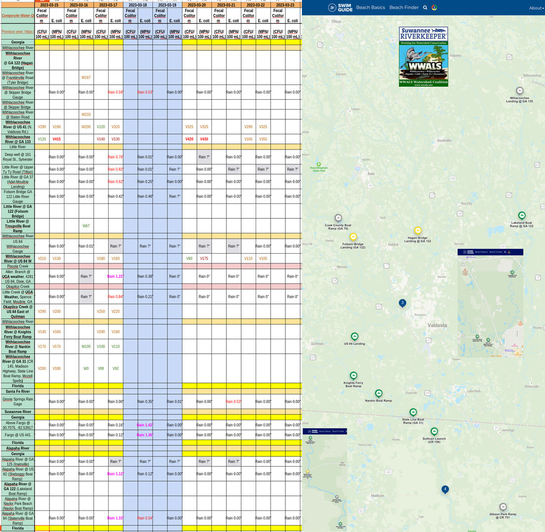 Chart and Swim Guide 2023-03-22