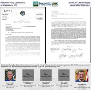 [Hamilton County Commission against the utter disrespect of SRWMD and JEA about WFNF 2026-03-24]