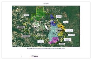 [Figure 3. Map of selected private landowners within mining boundary at Nutrien—-White Springs]