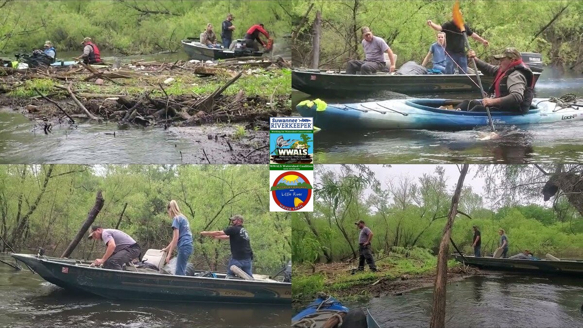 [Collage @ Cleanup below Knights Ferry, Withlacoochee River 2023-04-08]