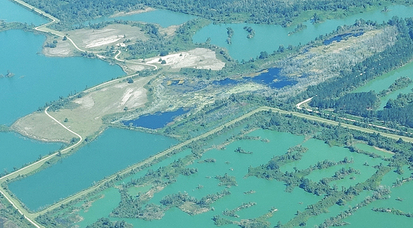 [Closeup, unknown location, Photo: Jim Tatum for WWALS on Southwings flight for Suwannee Riverkeeper 2016-10-22]