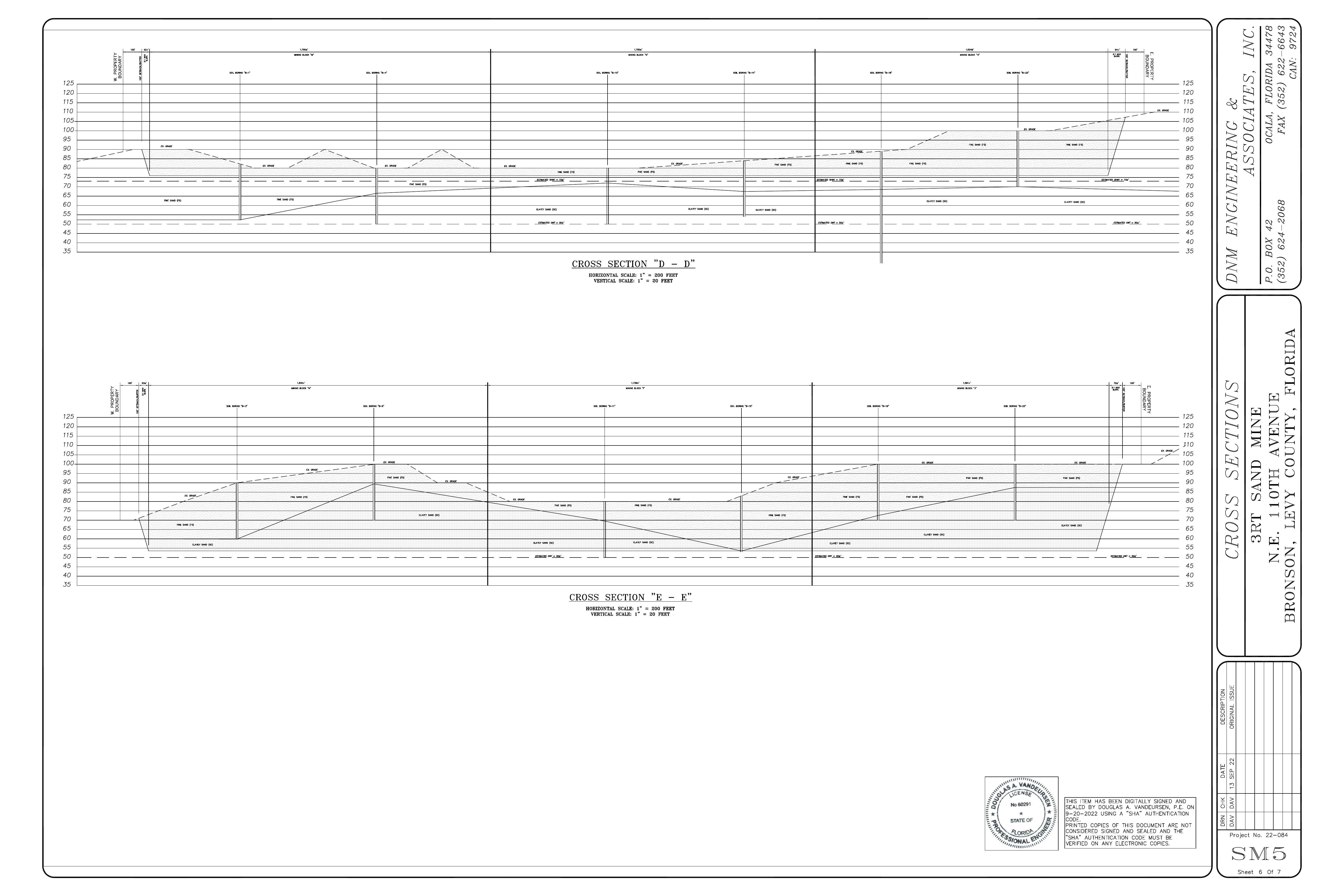 Cross Sections D-E