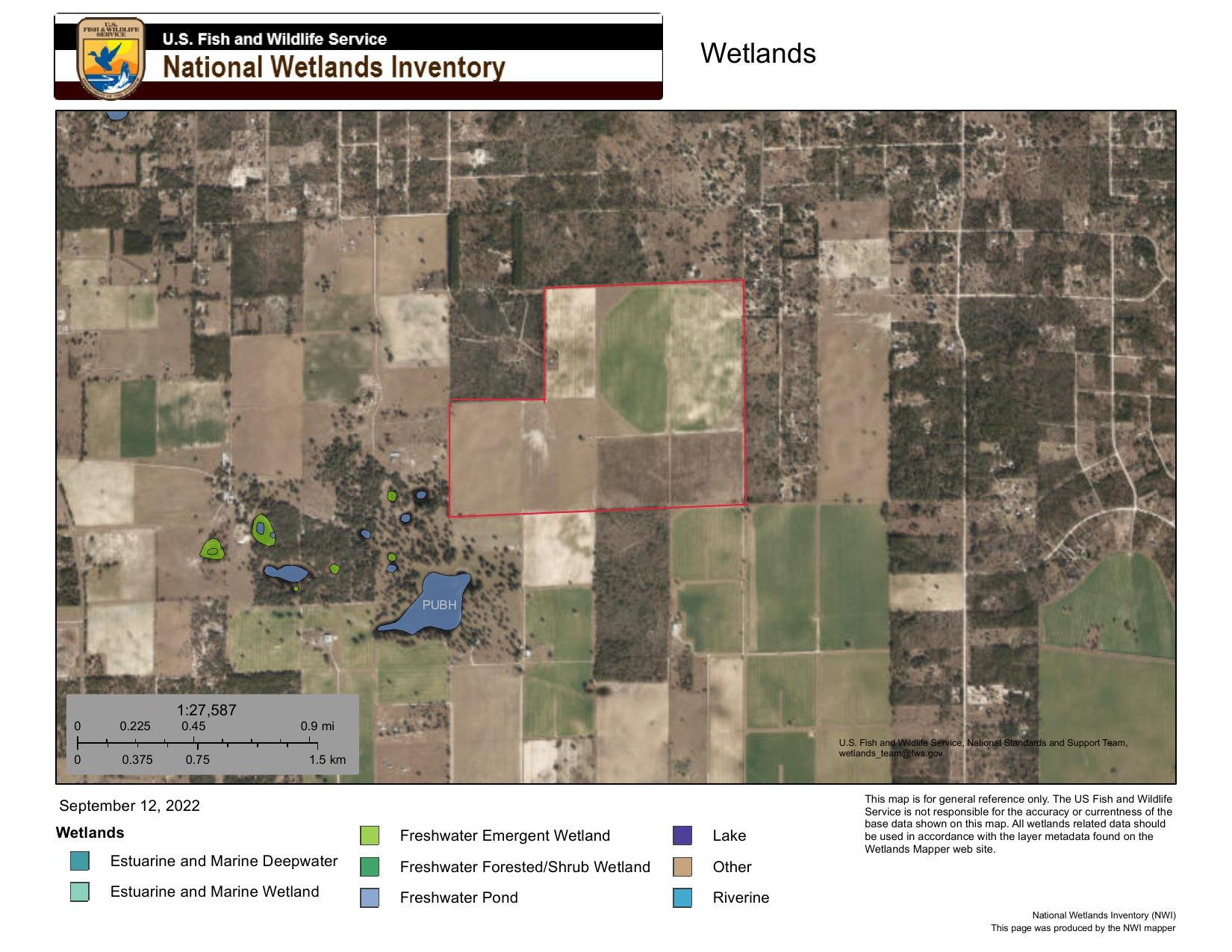 Wetlands Map