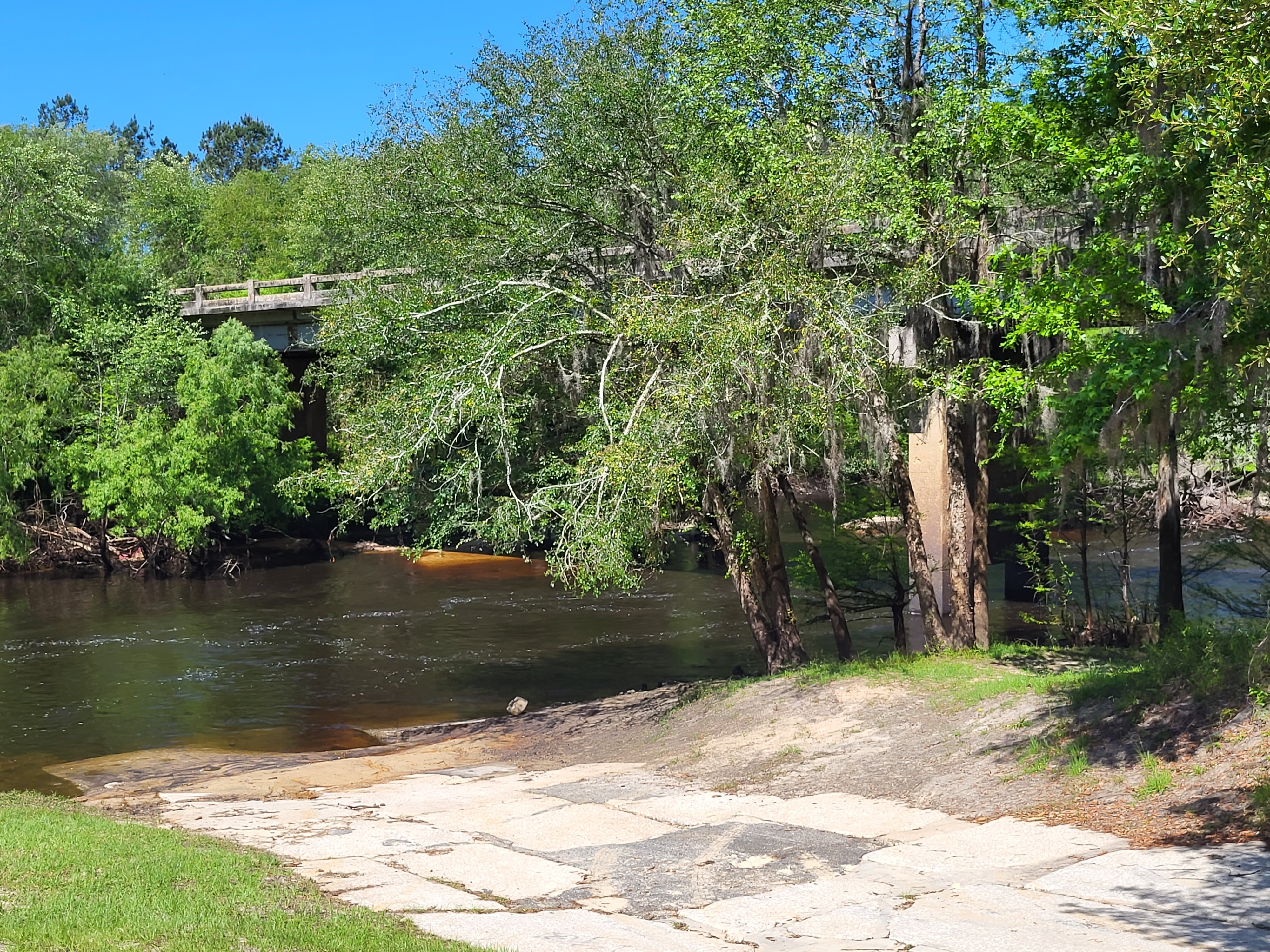 Nankin Boat Ramp, Withlacoochee River @ Clyattville-Nankin Road 2023-04-20