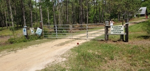 [Back gate, Gaskins Forest Education Center]