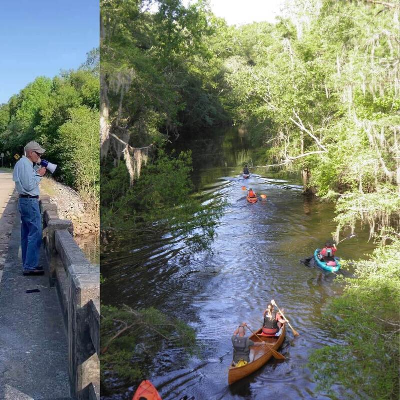 Bret Wagenhorst, paddlers on the Little River, 2022