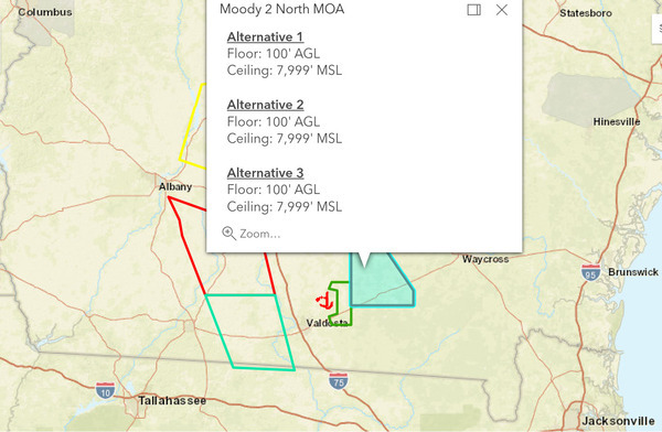 [Moody 2 North MOA: South from Willacoochee and Pearson, east of Lakeland through Homerville, in the Alapaha, Satilla, and Suwannee River Basins]