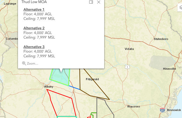 [Thud Low MOA: Lake Blackshear and Cordele in the Flint Basin to Ashburn and the top of the Little and Alapaha River Basins]