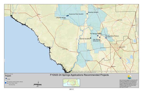 [FY2023-24 Springs Applications Recommended Projects --SRWMD Board Package 2023-05-09]