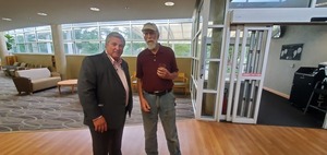 [Joe Brownlee, SW Regional Director, Georgia Power and John S. Quarterman, Suwannee Riverkeeper]