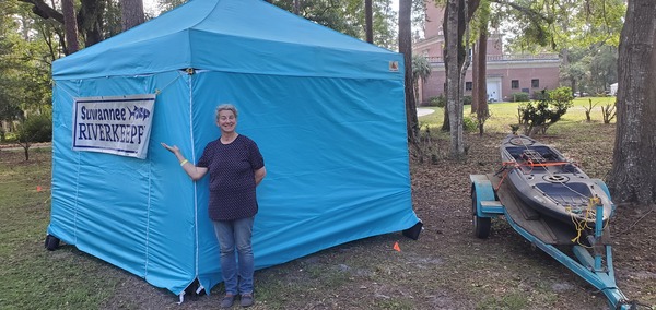 [Suwannee Riverkeeper banner, WWALS E.D. Gretchen Quarterman]