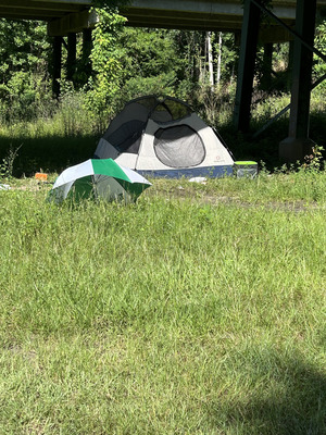 [Tent, US 41 Landing, Withlacoochee River @ North Valdosta Road 2023-05-25]