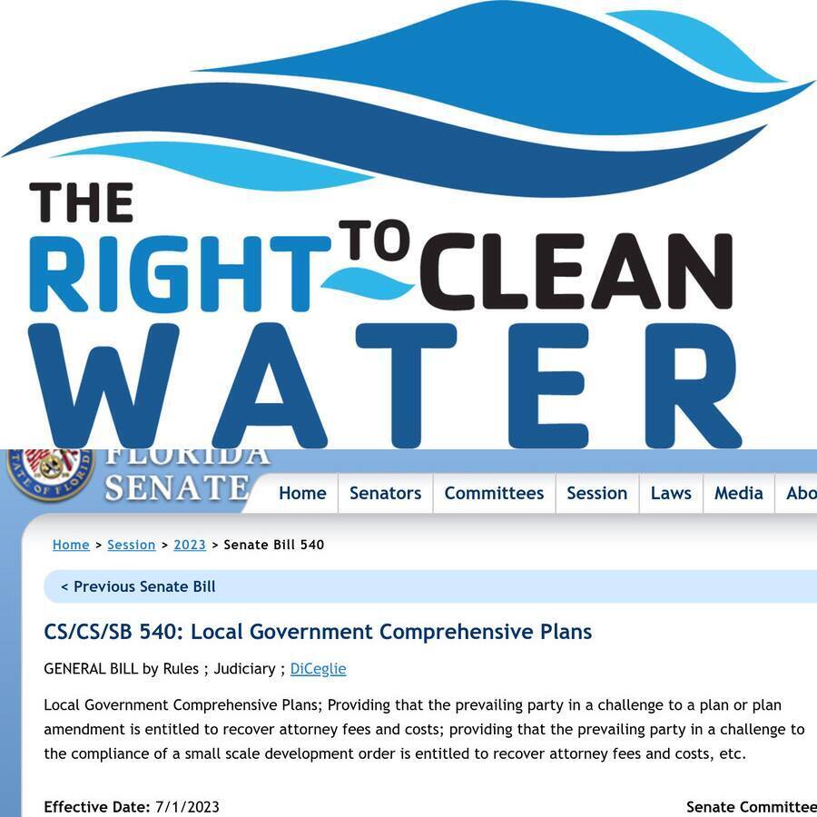 [Right to Clean Water, FL SB 540]