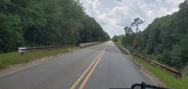 [Clyattville-Nankin Road Withlacoochee River Overflow 1 Bridge, 2023:06:08 13:01:02, 30.6799250, -83.3878323]