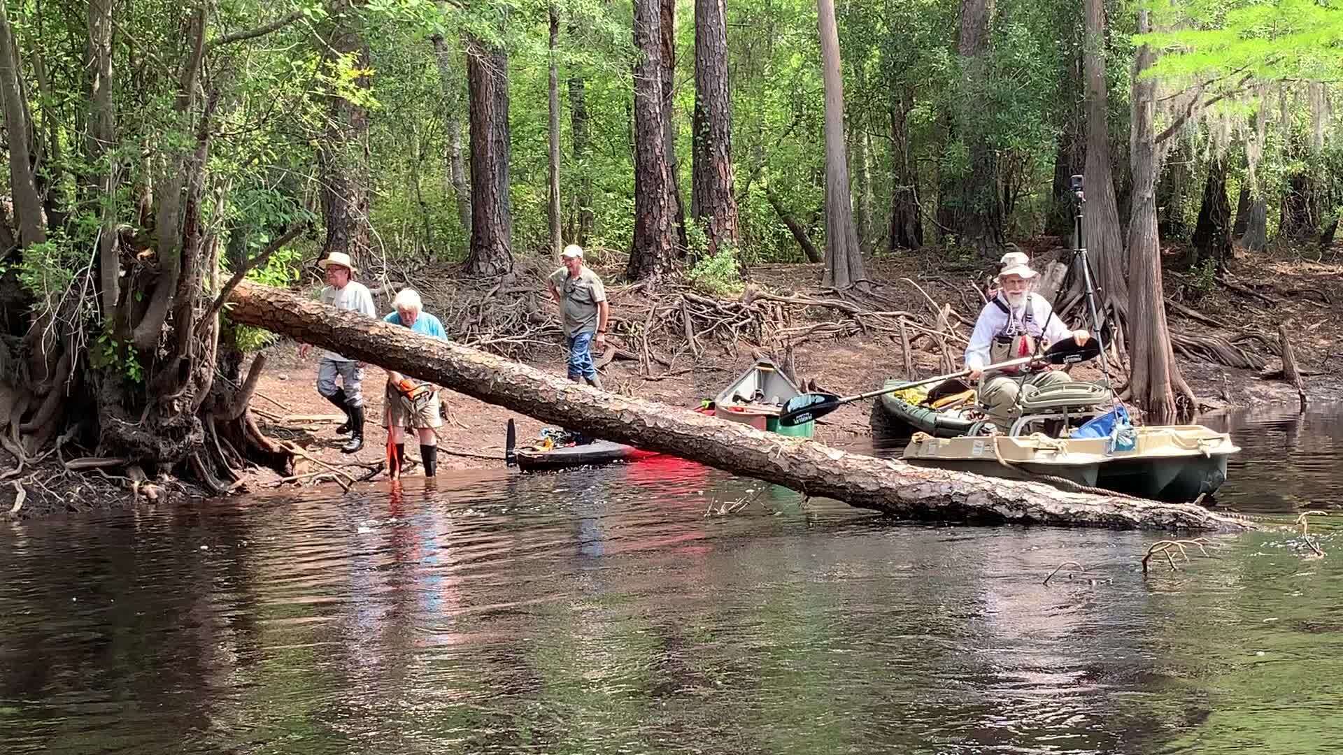 Movie: TJ, Phil H. sawing Low Log, Phil R., jsq --Shirley Kokidko 11:16:58 (78M)