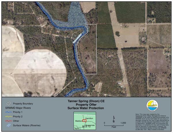 SRWMD Surface Water Protection Map