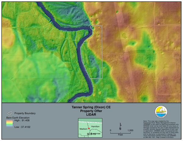 SRWMD LIDAR Map